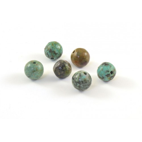 ROUND BEAD 8MM AFRICAN TURQUOISE